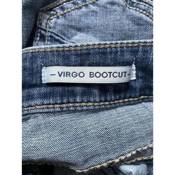 Buckle Daytrip Jeans Womens 28S Blue Virgo Bootcut Low Rise Stretch - Picture 7 of 8